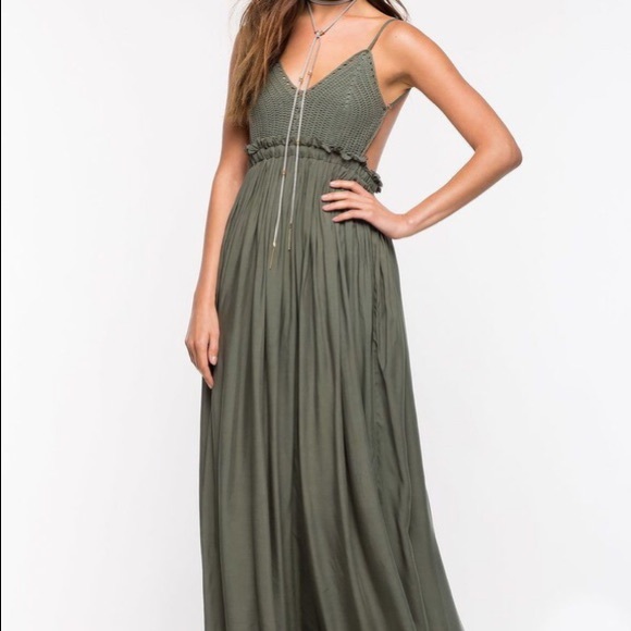 Windsor Dresses & Skirts - SOLD Windsor Crochet Maxi Dress